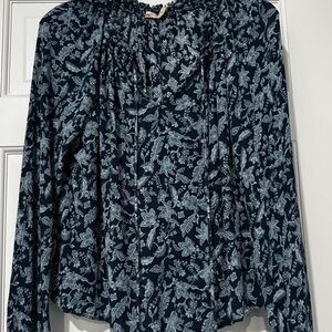 Floral Print Long Sleeve Top